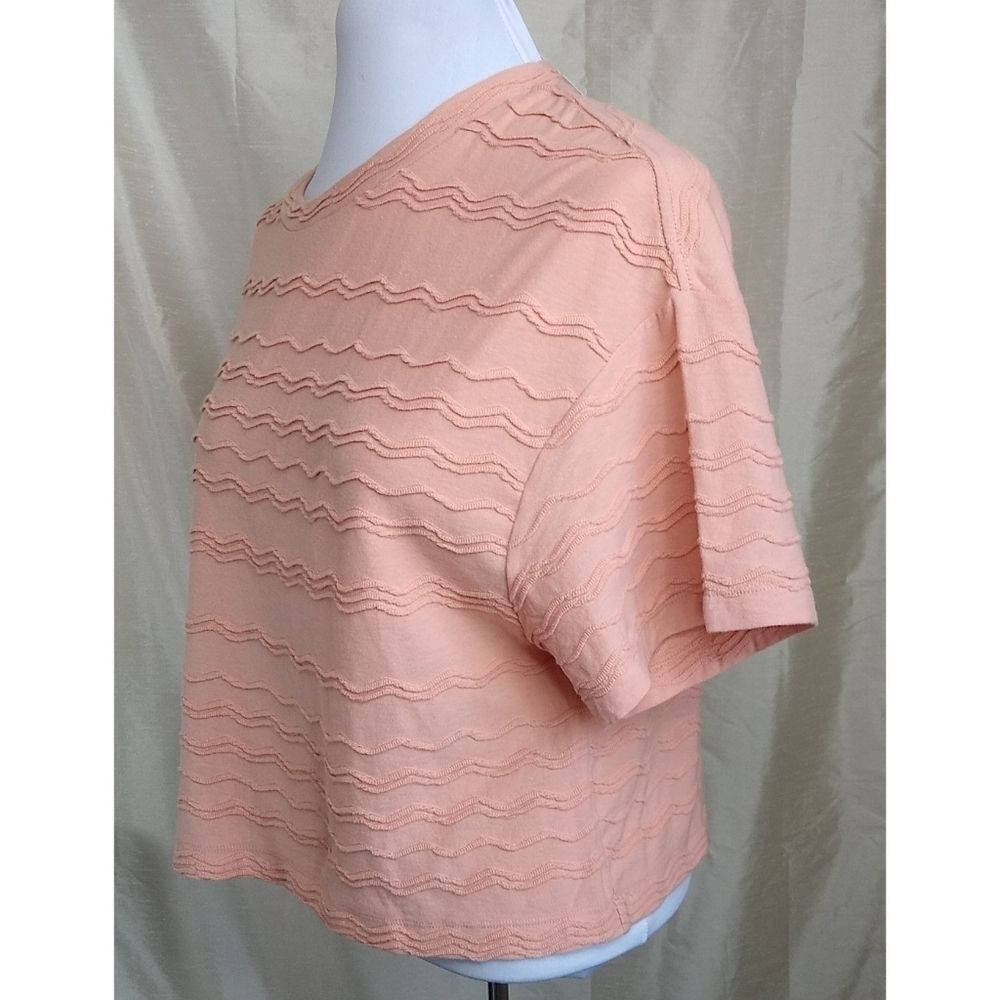 Madewell Textured Crop Top - Size Large - Picture 4 of 9